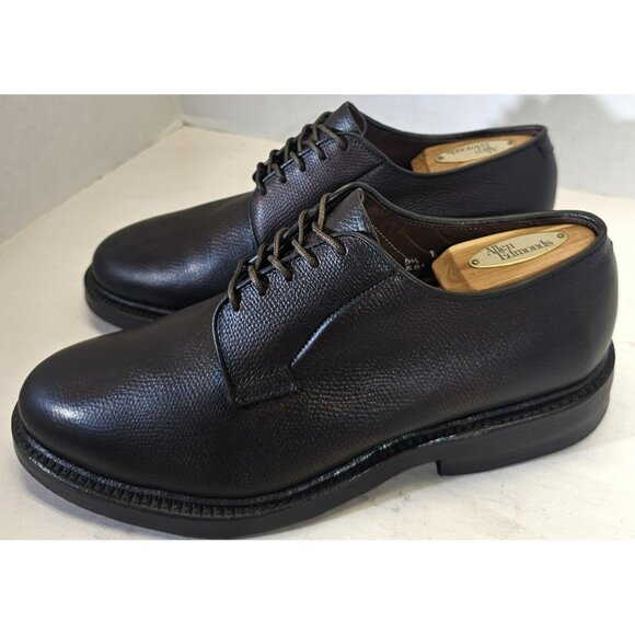 Allen Edmonds Men\'s Leeds Dark Brown Pebbled  Oxfords Dress Shoes Size 5.5E main image 8